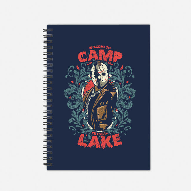 Welcome To Camp Crystal Lake-none dot grid notebook-turborat14