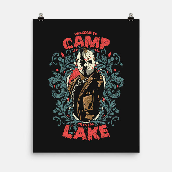 Welcome To Camp Crystal Lake-none matte poster-turborat14