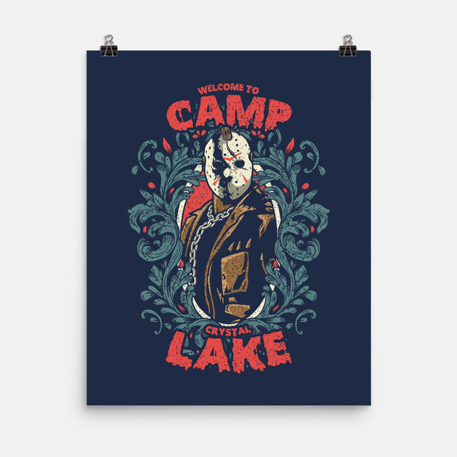 Welcome To Camp Crystal Lake-none matte poster-turborat14