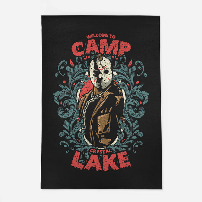 Welcome To Camp Crystal Lake-none indoor rug-turborat14