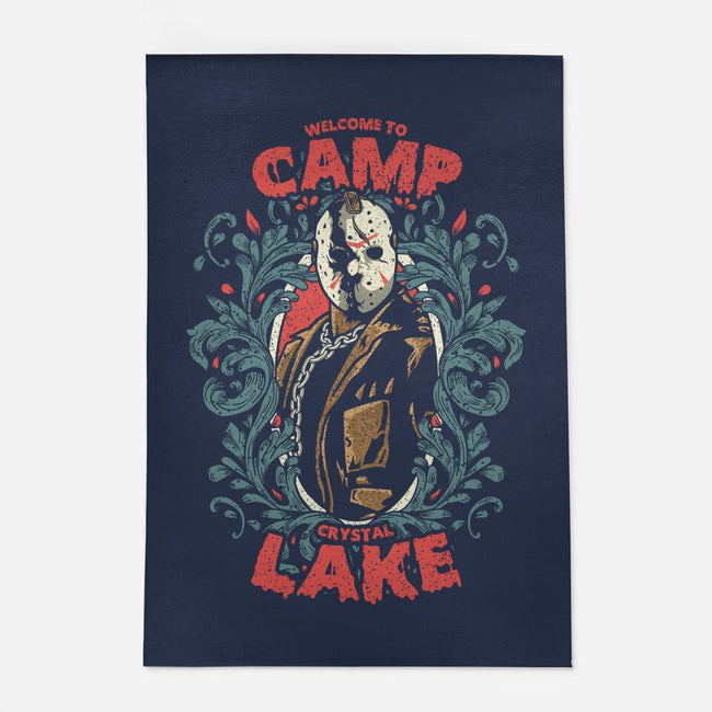 Welcome To Camp Crystal Lake-none indoor rug-turborat14