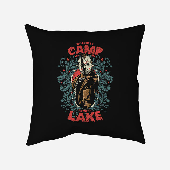 Welcome To Camp Crystal Lake-none removable cover throw pillow-turborat14