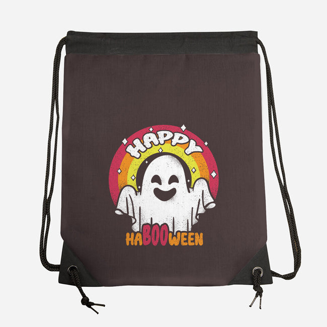 Happy HaBOOween-none drawstring bag-turborat14