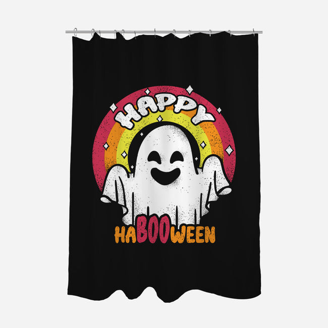 Happy HaBOOween-none polyester shower curtain-turborat14