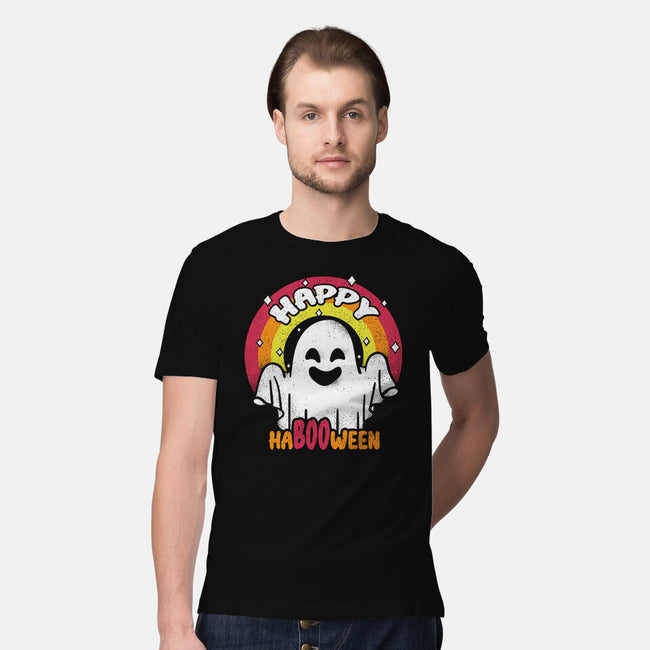 Happy HaBOOween-mens premium tee-turborat14