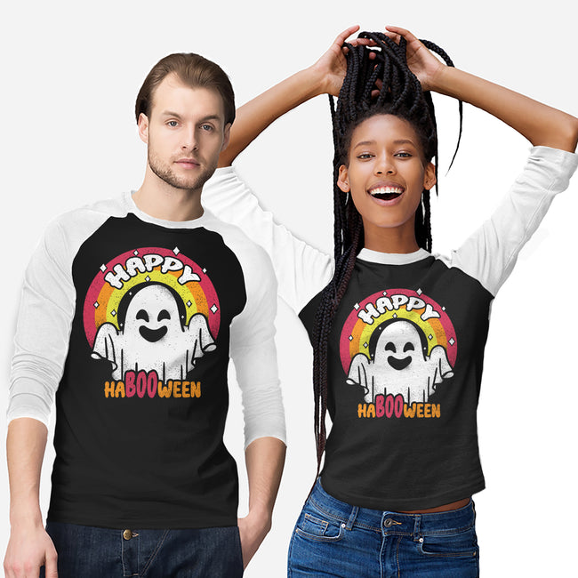 Happy HaBOOween-unisex baseball tee-turborat14