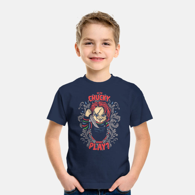 Hi I'm Chucky-youth basic tee-turborat14