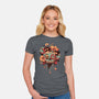 Spook Seekers-womens fitted tee-Snouleaf