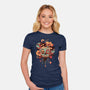 Spook Seekers-womens fitted tee-Snouleaf