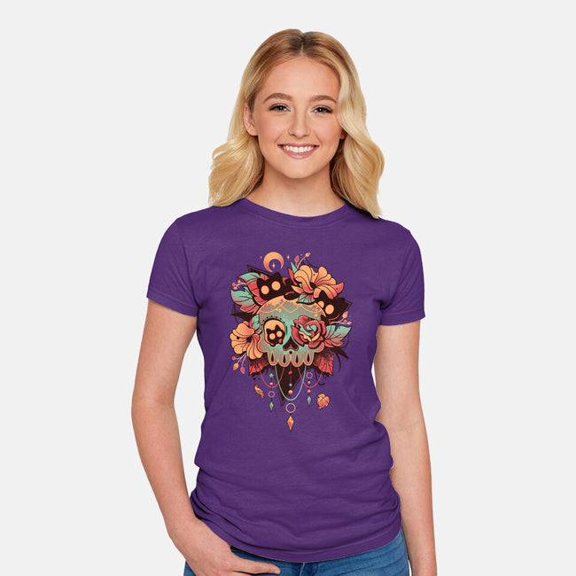 Spook Seekers-womens fitted tee-Snouleaf