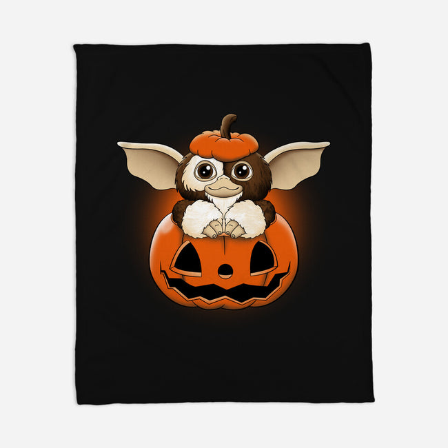 Spooky Mogwai-none fleece blanket-retrodivision