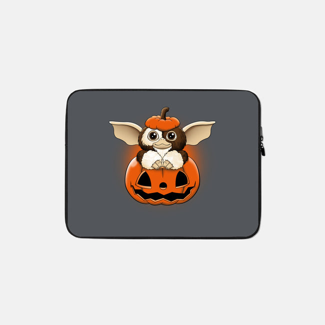 Spooky Mogwai-none zippered laptop sleeve-retrodivision