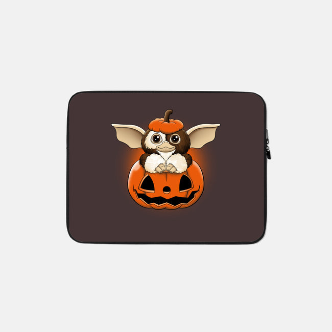 Spooky Mogwai-none zippered laptop sleeve-retrodivision