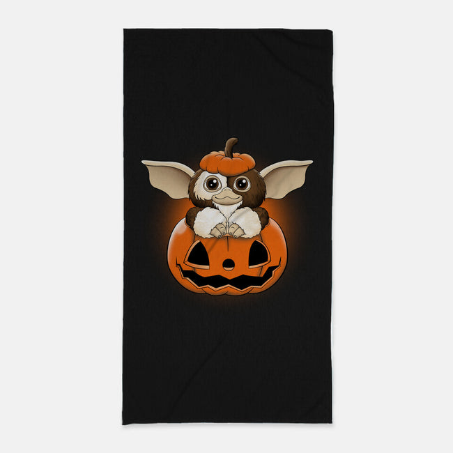 Spooky Mogwai-none beach towel-retrodivision