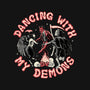 Dancing With My Demons-womens off shoulder sweatshirt-momma_gorilla