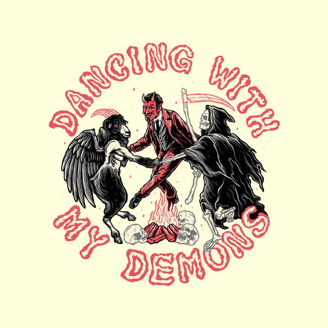 Dancing With My Demons-none beach towel-momma_gorilla