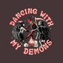 Dancing With My Demons-womens basic tee-momma_gorilla