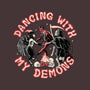 Dancing With My Demons-dog bandana pet collar-momma_gorilla