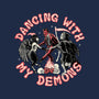 Dancing With My Demons-none indoor rug-momma_gorilla