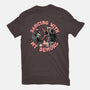 Dancing With My Demons-womens basic tee-momma_gorilla