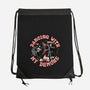 Dancing With My Demons-none drawstring bag-momma_gorilla