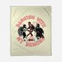 Dancing With My Demons-none fleece blanket-momma_gorilla