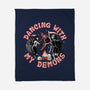 Dancing With My Demons-none fleece blanket-momma_gorilla