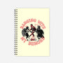 Dancing With My Demons-none dot grid notebook-momma_gorilla