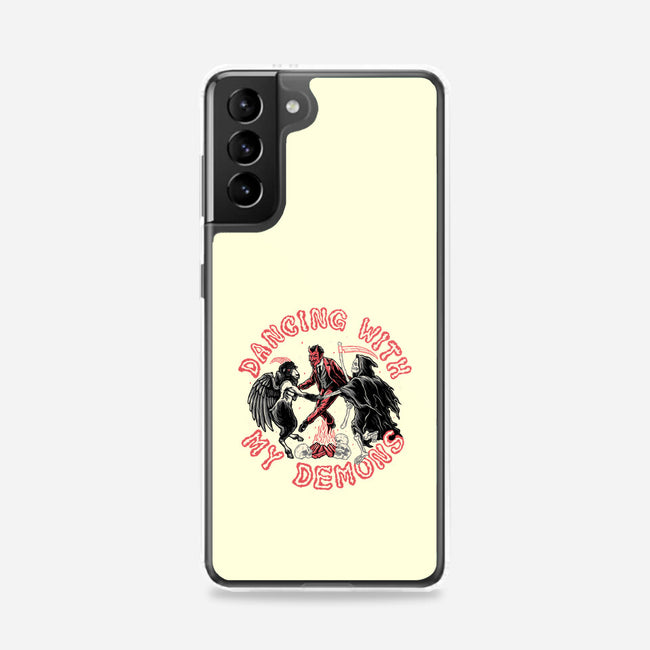 Dancing With My Demons-samsung snap phone case-momma_gorilla