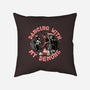Dancing With My Demons-none removable cover w insert throw pillow-momma_gorilla