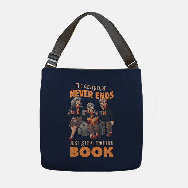 The Adventure Never Ends-none adjustable tote bag-tobefonseca