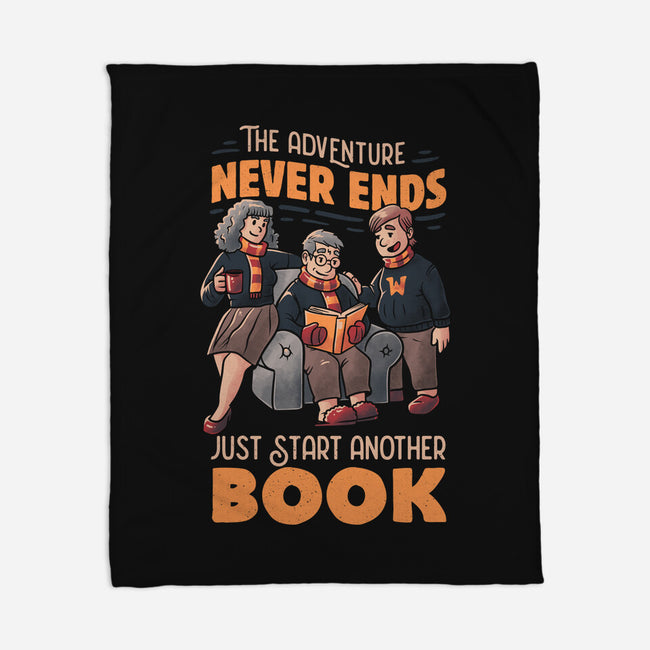 The Adventure Never Ends-none fleece blanket-tobefonseca