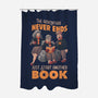 The Adventure Never Ends-none polyester shower curtain-tobefonseca