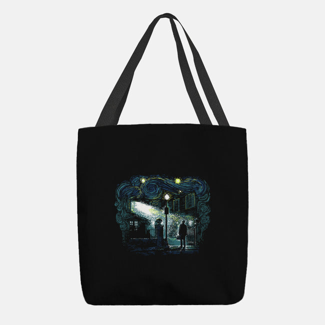 The Starry Exorcist-none basic tote bag-zascanauta
