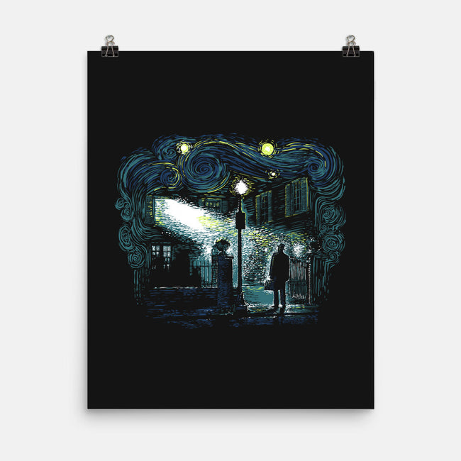 The Starry Exorcist-none matte poster-zascanauta