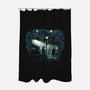 The Starry Exorcist-none polyester shower curtain-zascanauta