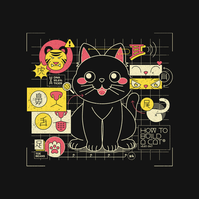 Japanese Cat Graph-none stretched canvas-tobefonseca