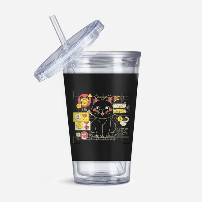 Japanese Cat Graph-none acrylic tumbler drinkware-tobefonseca