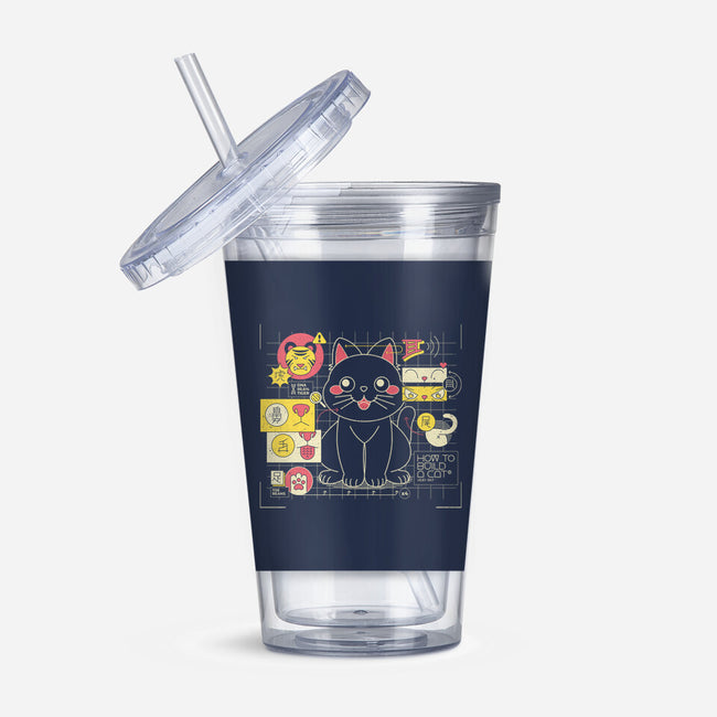 Japanese Cat Graph-none acrylic tumbler drinkware-tobefonseca