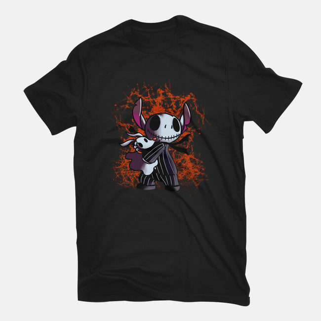 Stitch Nightmare-womens basic tee-fanfabio
