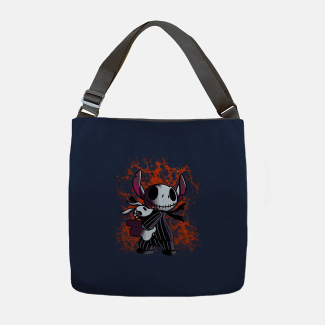 Stitch Nightmare-none adjustable tote bag-fanfabio