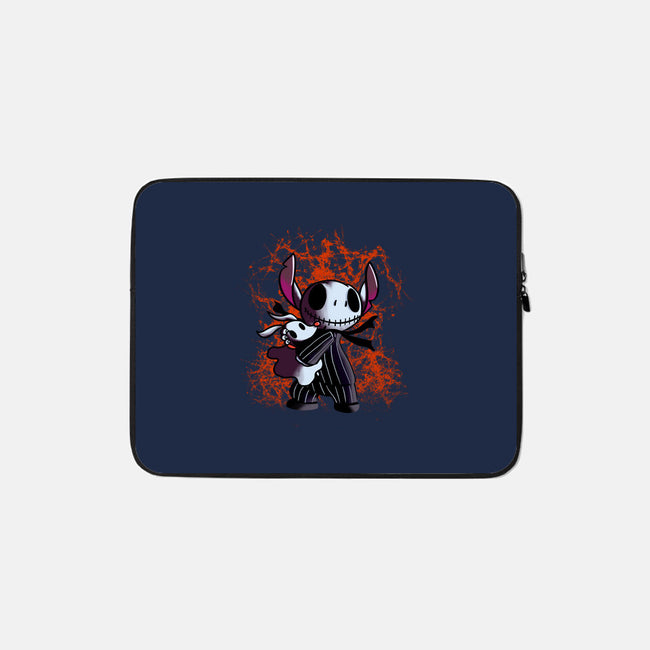 Stitch Nightmare-none zippered laptop sleeve-fanfabio