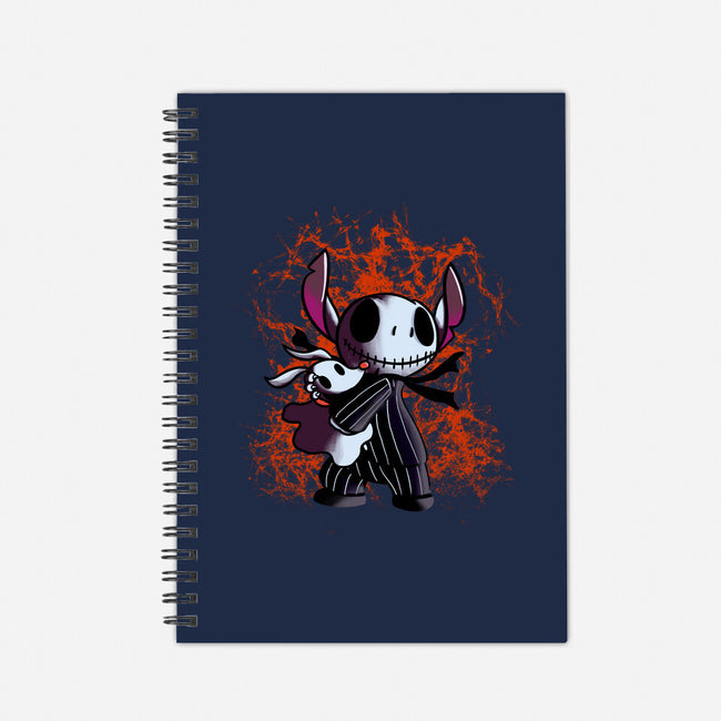 Stitch Nightmare-none dot grid notebook-fanfabio