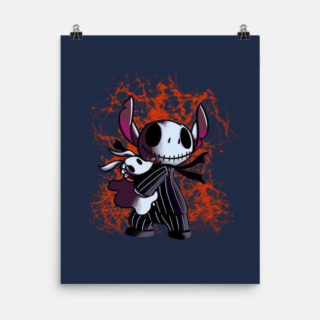 Stitch Nightmare-none matte poster-fanfabio