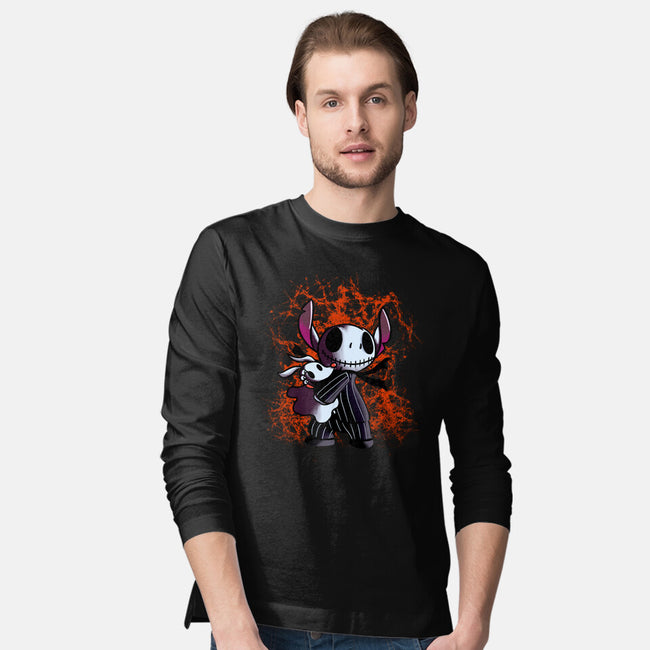 Stitch Nightmare-mens long sleeved tee-fanfabio