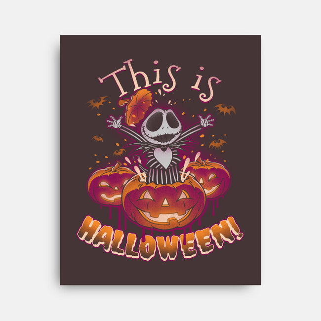 Halloween Surprise-none stretched canvas-Getsousa!