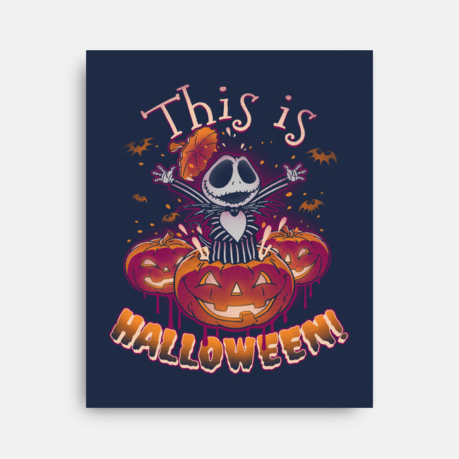 Halloween Surprise-none stretched canvas-Getsousa!