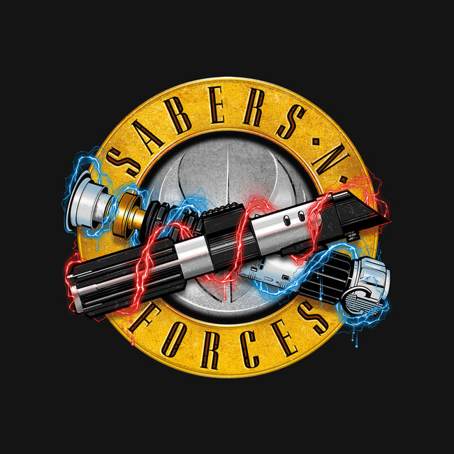Forces N Sabers-womens v-neck tee-CappO