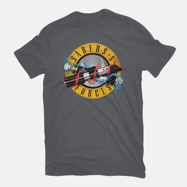 Forces N Sabers-womens fitted tee-CappO