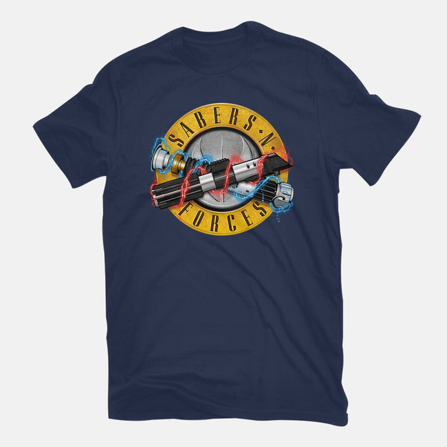 Forces N Sabers-womens fitted tee-CappO